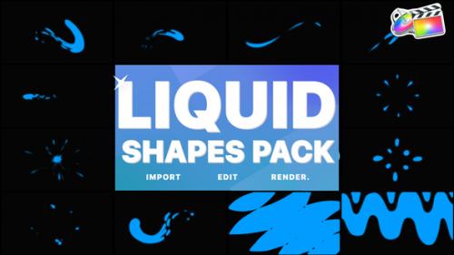Videohive - Liquid Shapes Pack | FCPX - 36047747 - 36047747