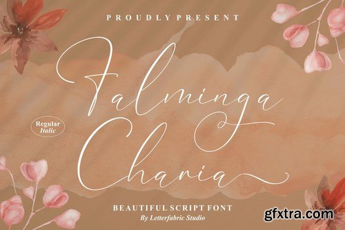 Falminga Charia Beautiful Script Font