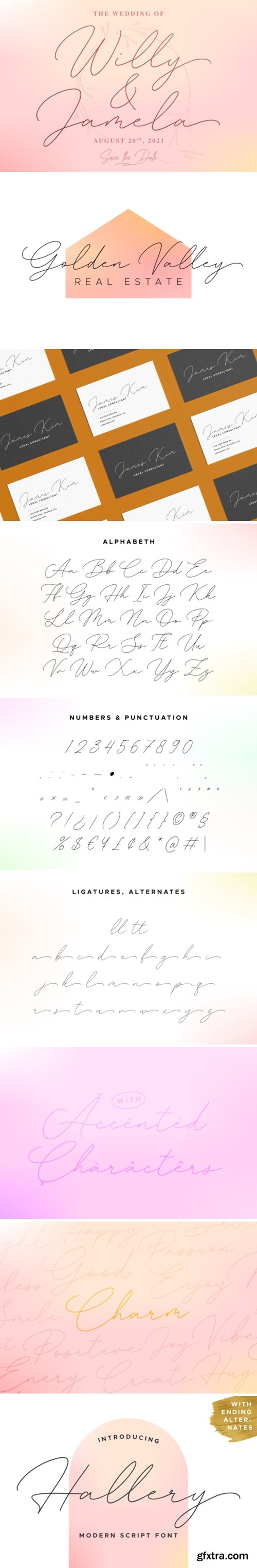 Hallery Font