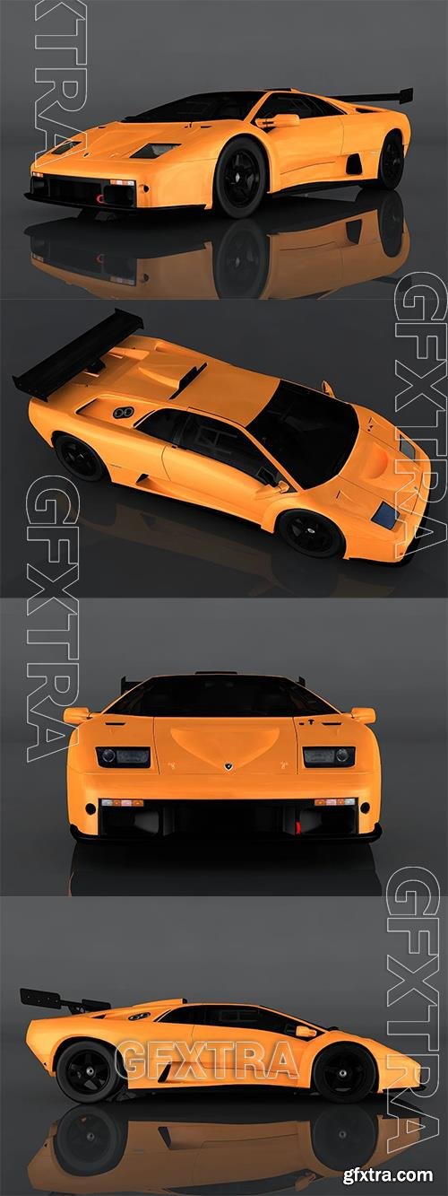 1999 Lamborghini Diablo GT 3D Model o82166