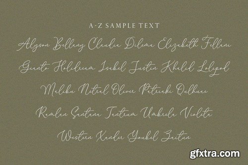 Melody Sunday - Heart Connected Font