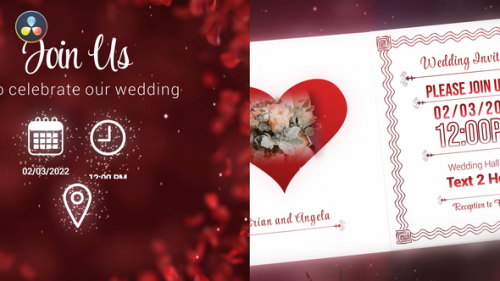 Videohive - Wedding Invitations Pack - 36097691 - 36097691