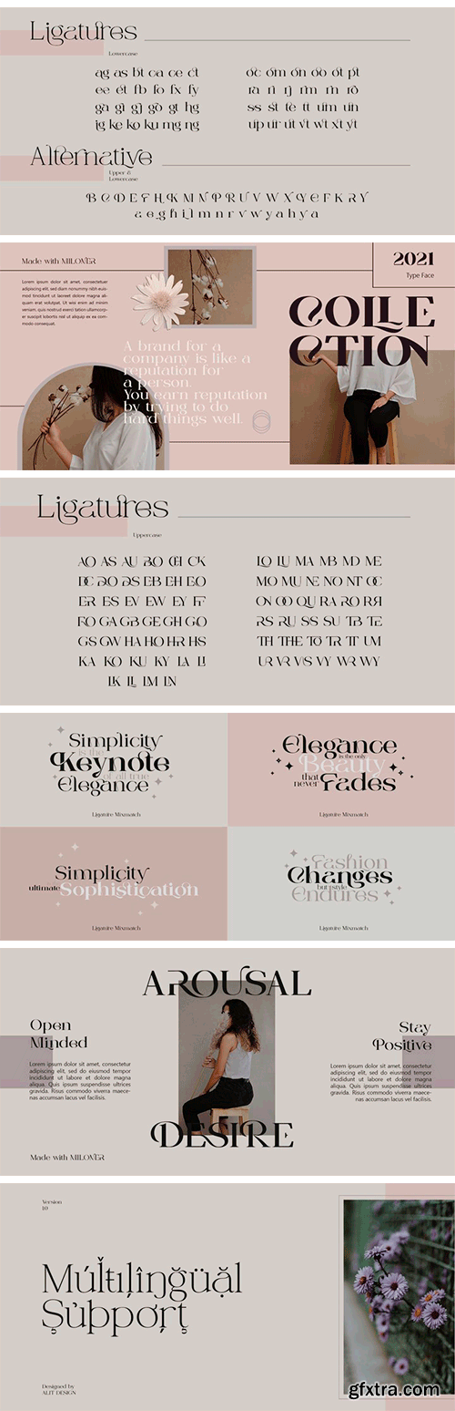 Miloner Font Family Miloner Font Family