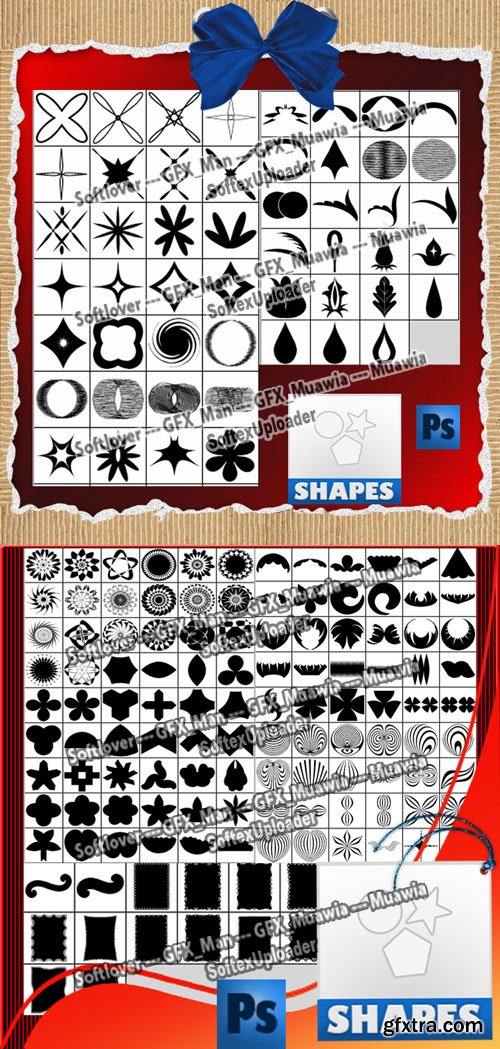 Multipurpose Photoshop Shapes Collection