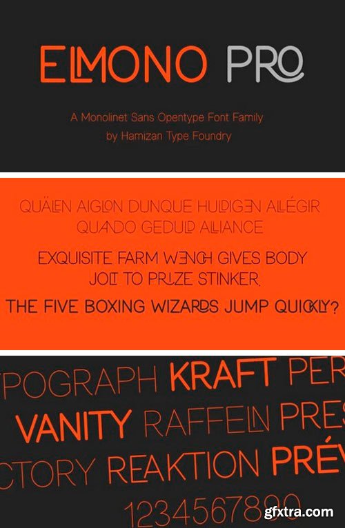 Elmono Pro Sans Serif Font