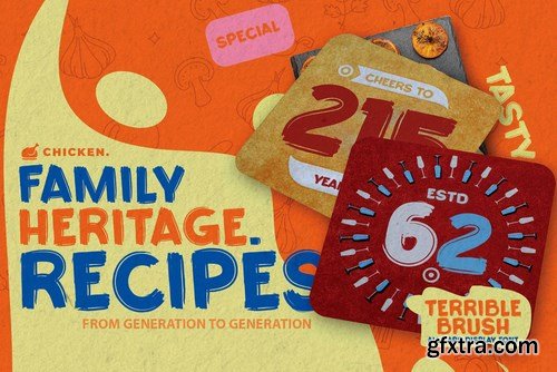 Terrible Brush - All Caps Display Font