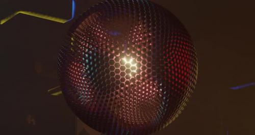 Videohive - Hypnotic Sphere in Virtual Space for VJ DJ Techno Loop - 36240451 - 36240451