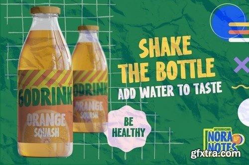 Nora Notes - All Caps Display Font