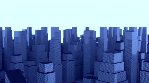Videohive - Layout of city with skyscrapers - 36277960 - 36277960