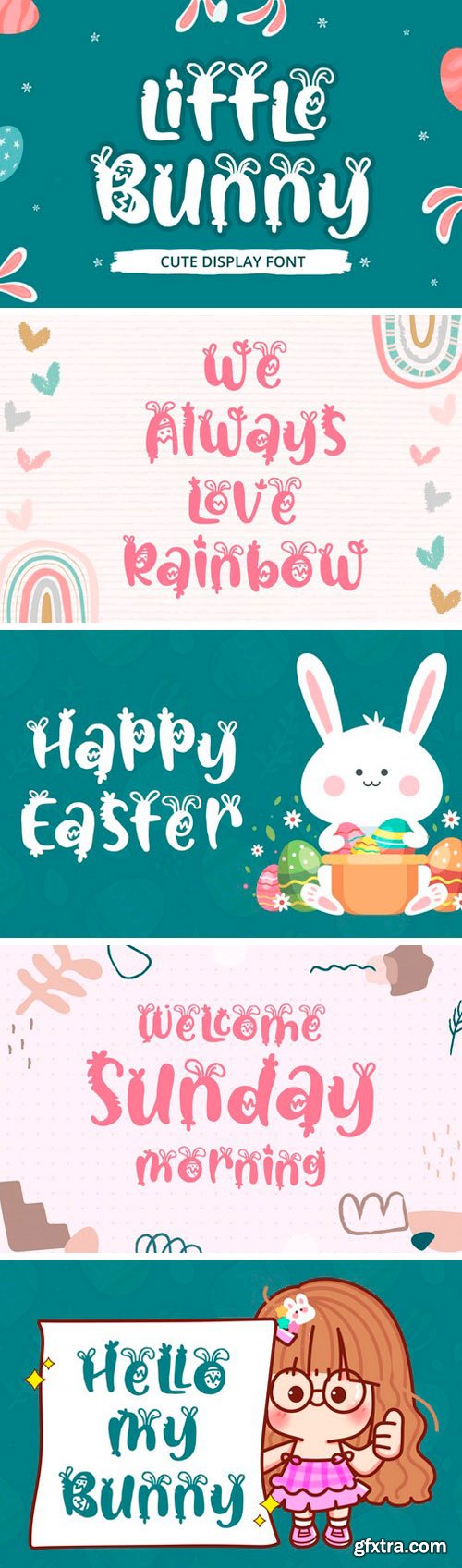 Little Bunny Display Font