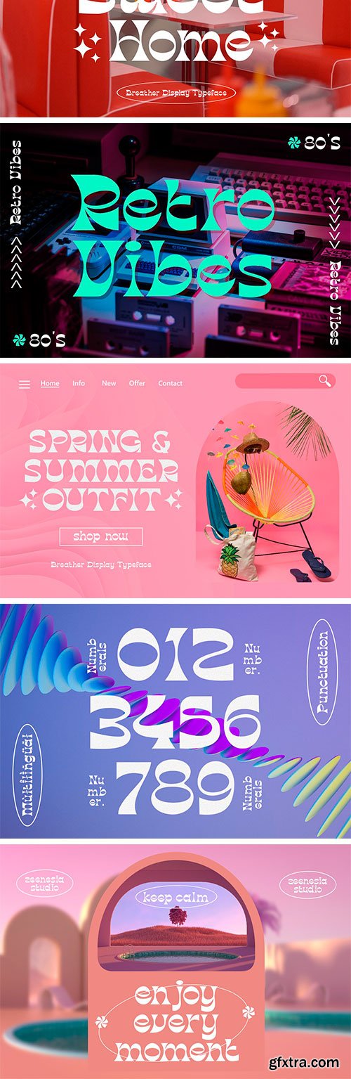 Breather - Modern Serif Typeface Breather - Modern Serif Typeface