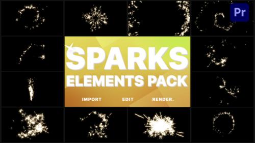 Videohive - Sparks Pack | Premiere Pro MOGRT - 36384676 - 36384676