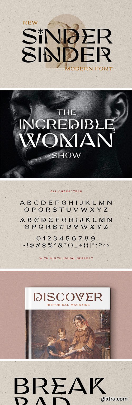 Sinder - Modern Font Sinder - Modern Font