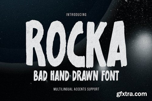 ROCKA - Bad Hand Drawn Font