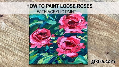 acrylic-painting-learn-how-to-paint-loose-red-roses-for-beginners-gfxtra