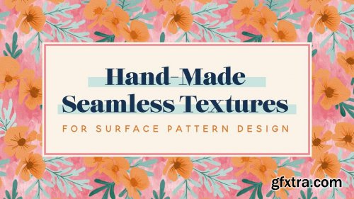  Hand-Painted Seamless Textures for Surface Pattern Design