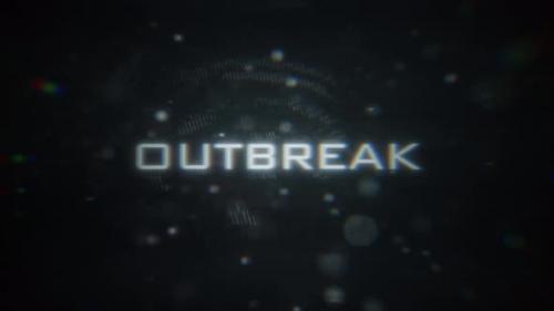Videohive - OUTBREAK Text Animation Display with Glitch Distortions - 36426693 - 36426693