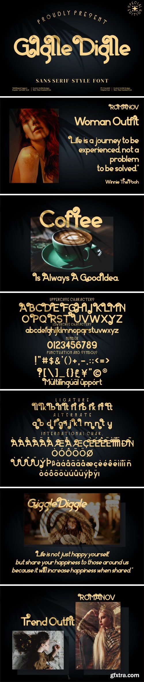 Giglle Diglle Font