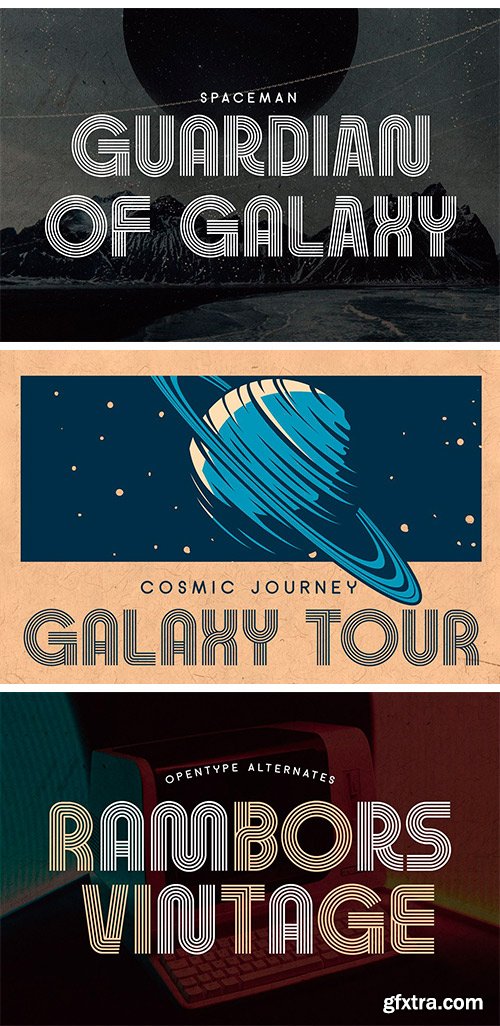 Rambors - Retro Font Rambors - Retro Font