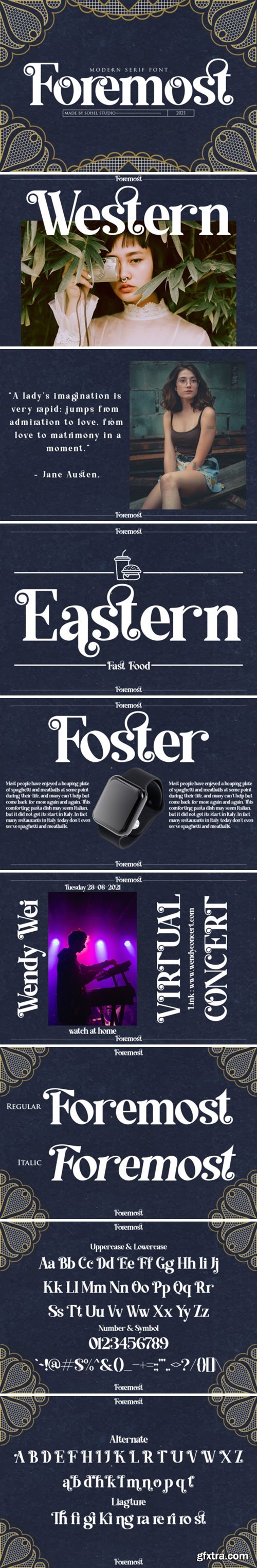 Foremost Font