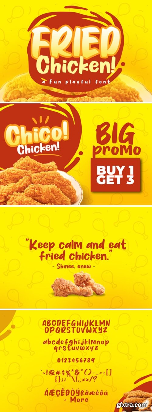 Fried Chicken Font