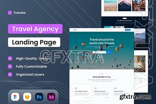 Travel Agency Landing Page - UI Design LUGCX95
