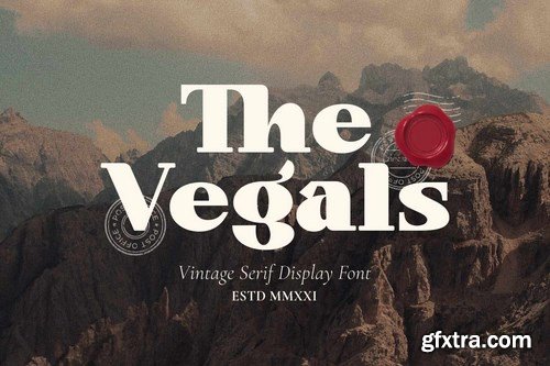 Vintage - The Vegals Font