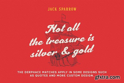 Derphace - Retro Display Font