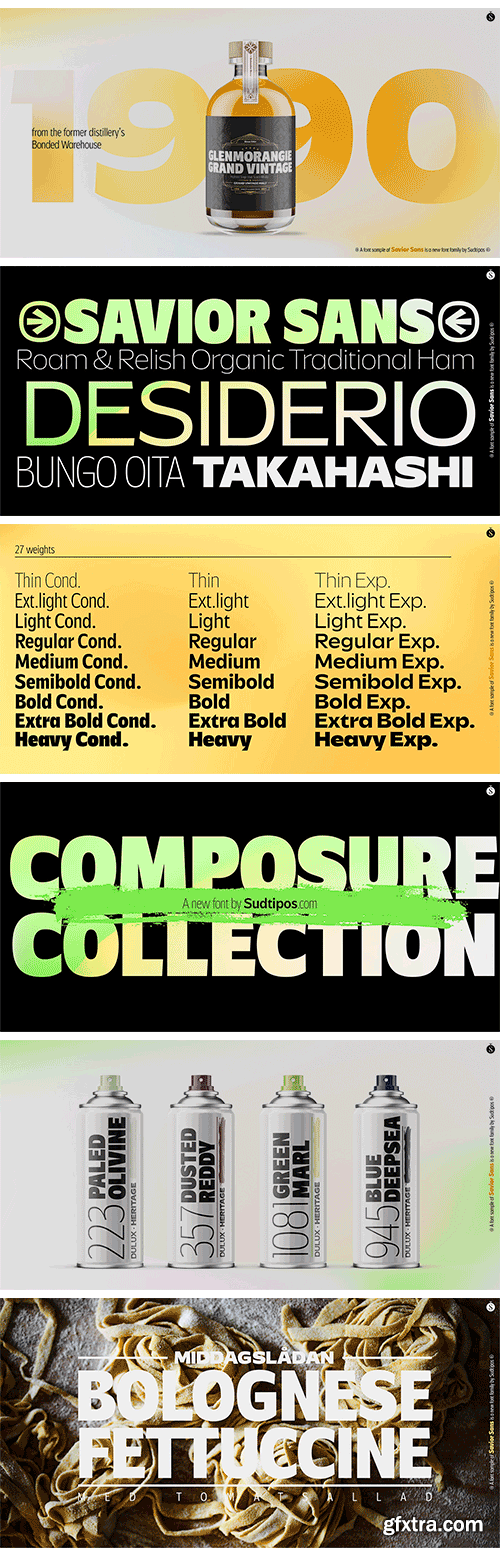 Savior Sans Font Family Savior Sans Font Family