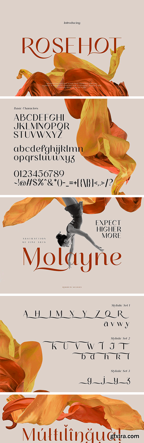 Rosehot Typeface Rosehot Typeface