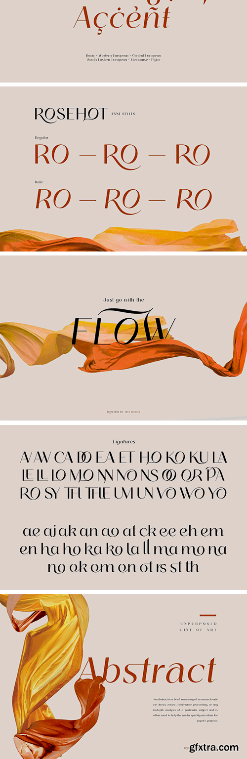 Rosehot Typeface Rosehot Typeface
