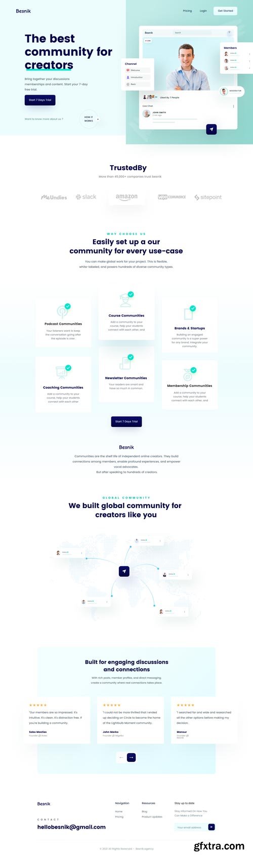 UiHut - Community Platform For Creators Website - 8674