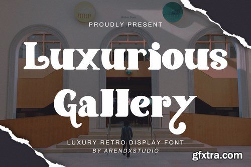 Luxurious Gallery - Luxury Retro Display Font