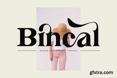 Bincal Ligature Serif Typeface