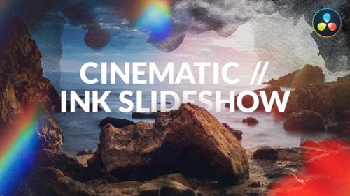 Videohive - Cinematic // Ink Slideshow | For DaVinci Resolve - 36192230 - 36192230