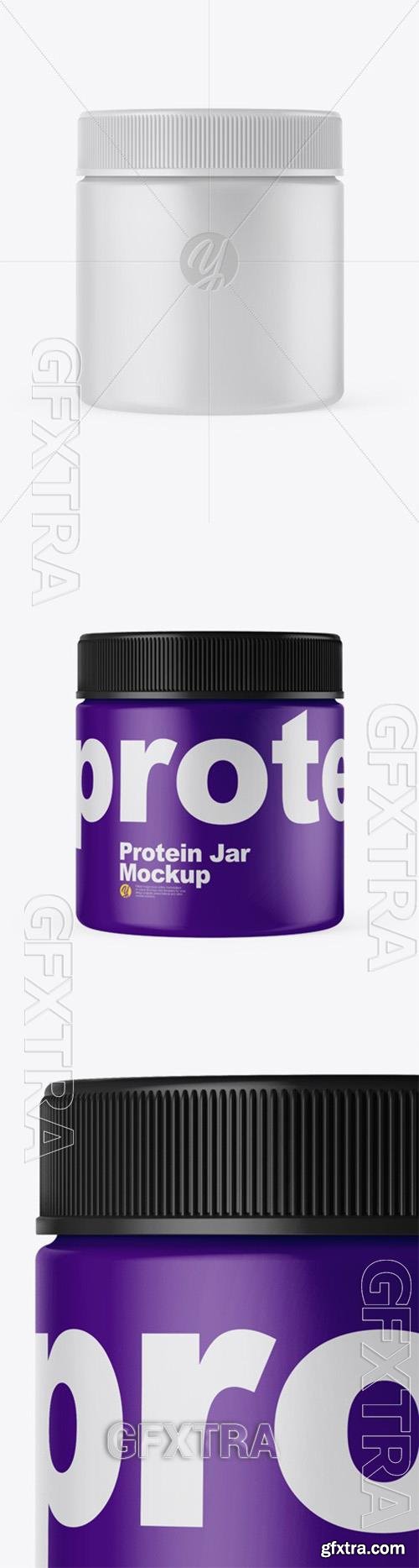 Matte Protein Jar Mockup 41539