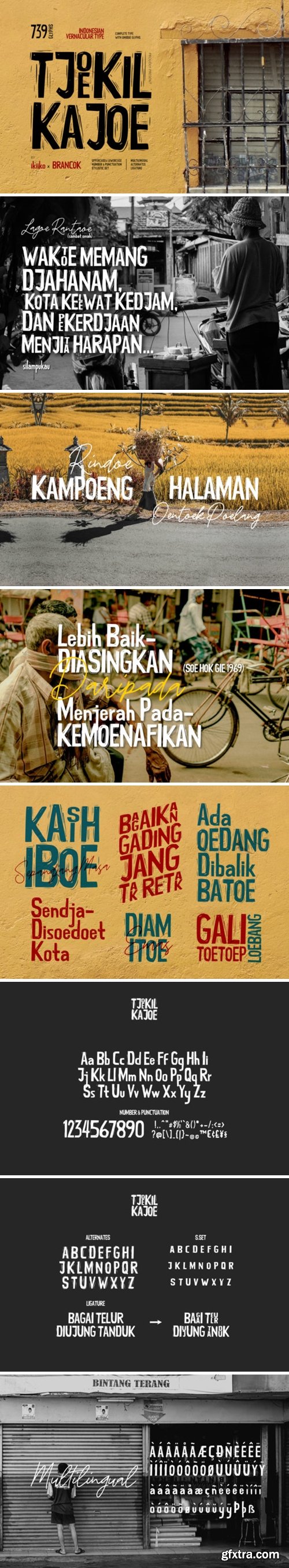 Tjoekil Kajoe Font