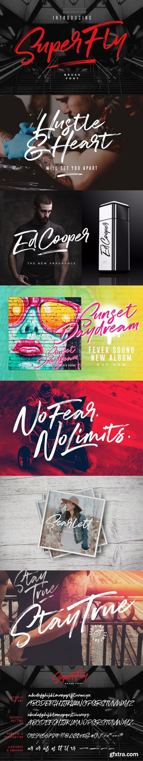 SuperFly Brush Font