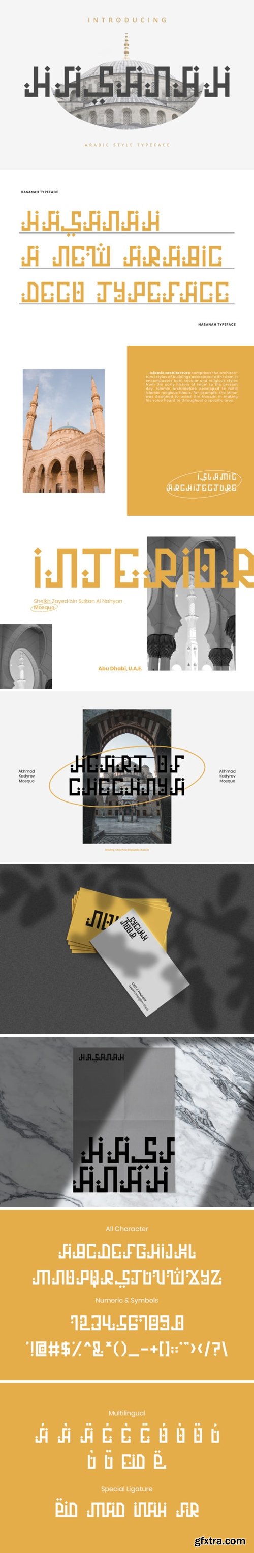 Hasanah - Arabic Style Typeface Font