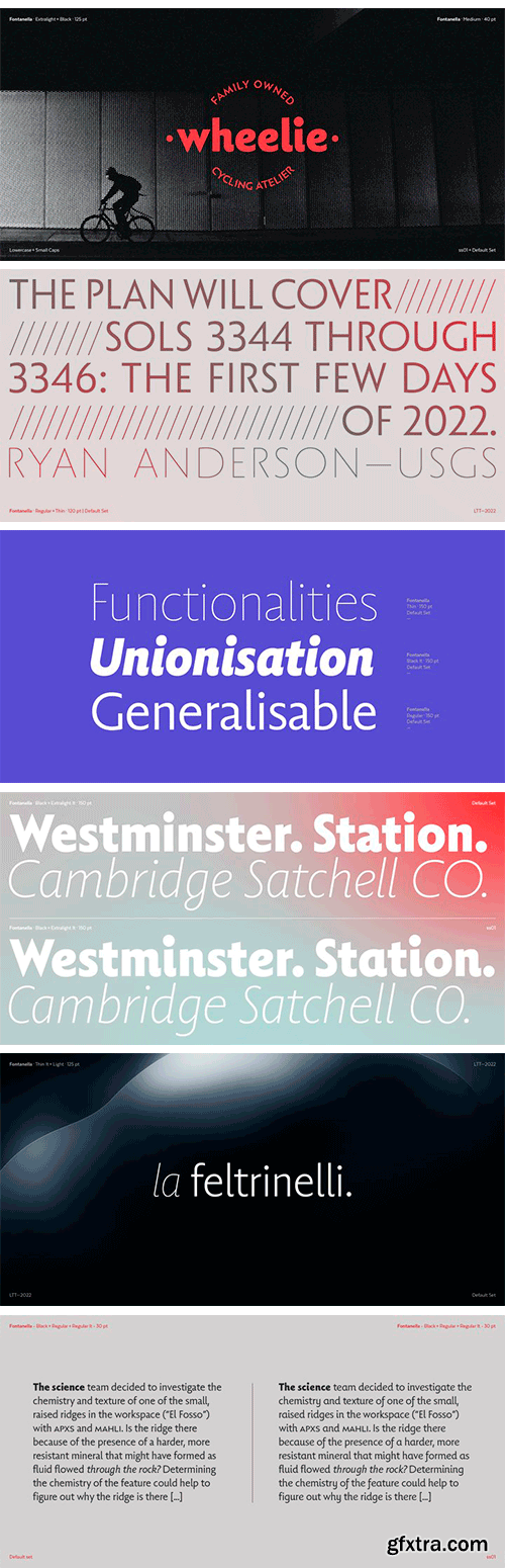 Fontanella Font Family Fontanella Font Family