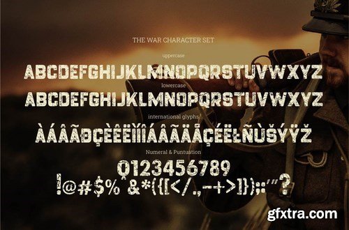 THE WAR - Display Font