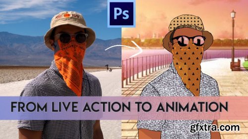Rotoscope Animation in Photoshop : Turn Live Action scene to Animation