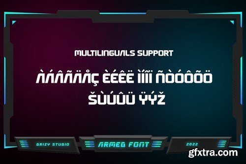 Armed Font