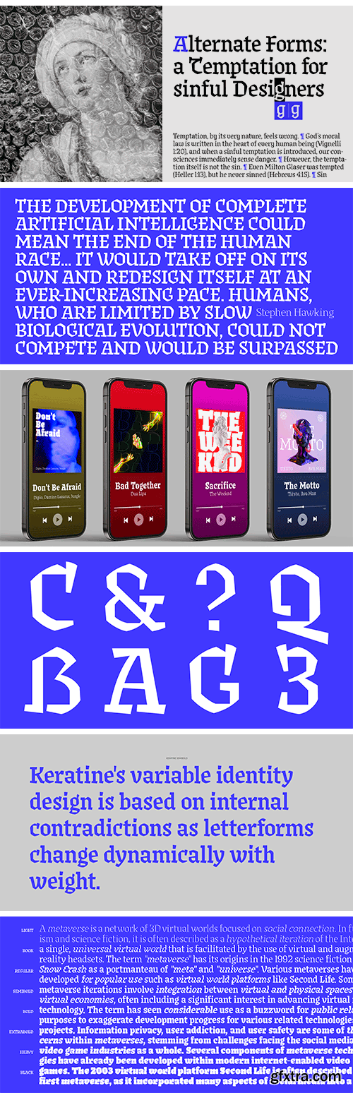 Keratine Font Family Keratine Font Family