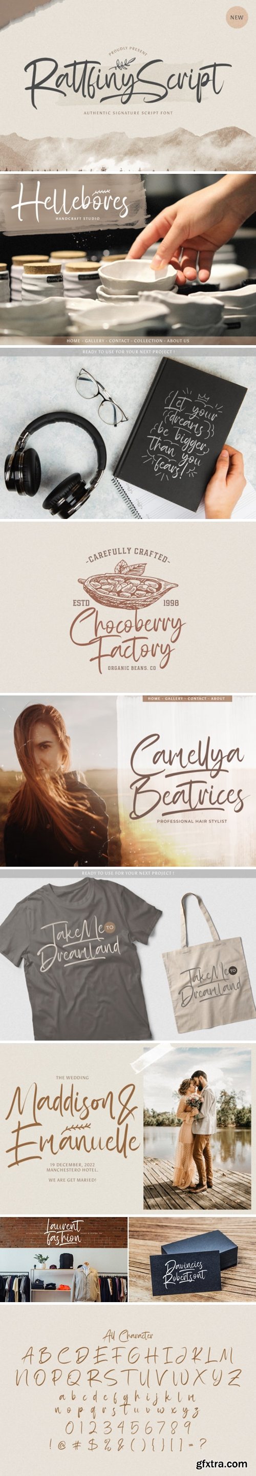 Rattfiny Script Font