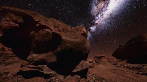 Videohive - Milky Way at Natural Stone Park the Grand Canyon - 36736269 - 36736269