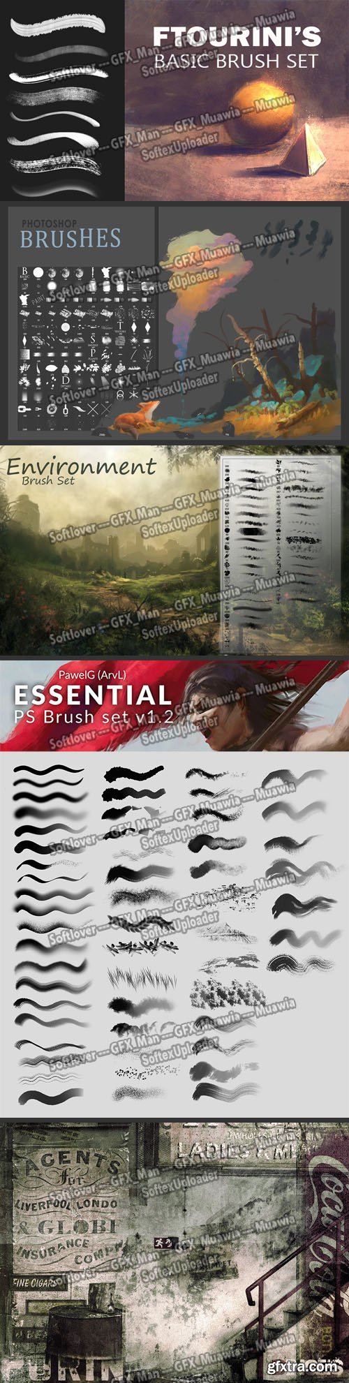 Huge Collection of Painting Brushes for Photoshop