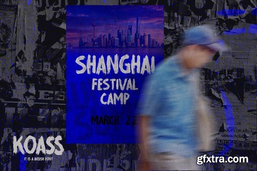 KOASS - It Is a Brush Font