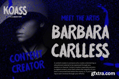 KOASS - It Is a Brush Font