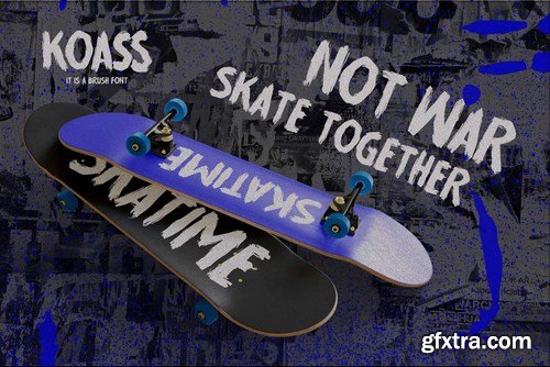 KOASS - It Is a Brush Font